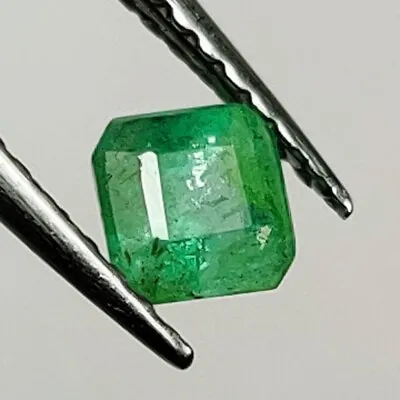 0.48 CT - Natural Zambian Emerald Octagon Shape Good Luster Green Gem - 5225 • $9.99