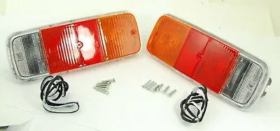 Tail Light Assembly Set Amber Red Clear Left  / Right Fits Volkswagen Type2 Bus • $79.99