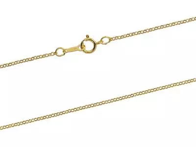 14ct Gold Filled Belcher Chain Womens Jewellery Necklace 1.1mm • £21.28