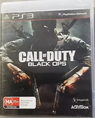 Call Of Duty - PS3 - Black Ops With Manual & Black Ops II (Disc Only)  • $10