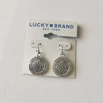 New Lucky Brand Floral Drop Earrings Gift Vintage Women Party Holiday Jewelry • $5.99