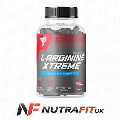 £14.99 • Buy TREC NUTRITION L-ARGININE XTREME Amino Acid Nitric Oxide Precursor 90 Caps