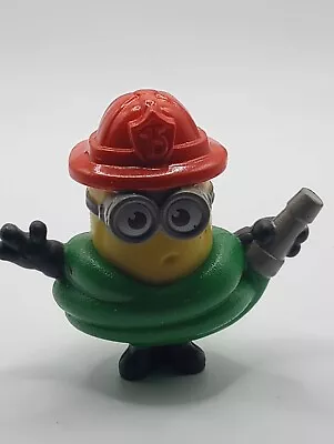 Minion  FIREMAN  Despicable Me Charm Figurine McDonald's Toy 2019 • $5