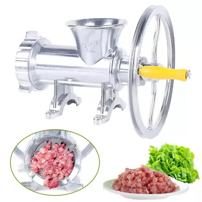 Meat Grinder Manual Mincer Sausage Stuffer Filler Machine Noodle Maker AL Alloy • $49