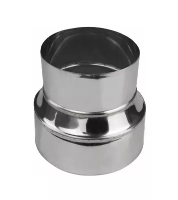£31.99 • Buy Chimney Flue Liner Metal Reducer Ducting Stainless Steel Pipe Connector Adapter