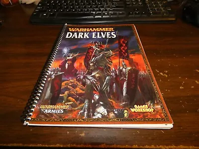 Warhammer Armies: Dark Elves Army Book (2008) - Spiral Bound • £7.91