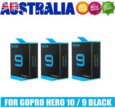 $22.99 • Buy 1750mAh Battery For GoPro Hero 9 10 11 Black Action Camera Accessories