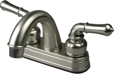 RV Mobile Home Motor Bathroom Bath Sink Faucet Brushed Nickel • $55.89