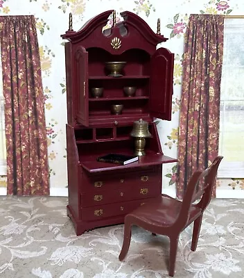 Marx LITTLE HOSTESS SECRETARY  Vintage Dollhouse Furniture Renwal Plastic 1:16 • $15.99