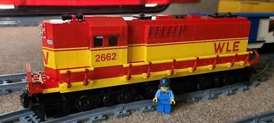 Custom Train Wheeling & Lake Erie WLE GP9 Engine -Please Read Item Description- • $160
