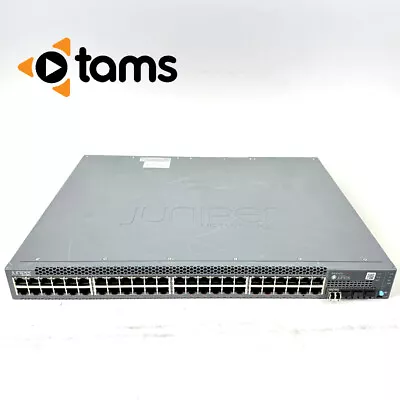 Juniper EX3400-48P 48-Port PoE+ 4x SFP+ 2x 40G QSFP+ Dual PSU & Fan AFO Switch • $259.99