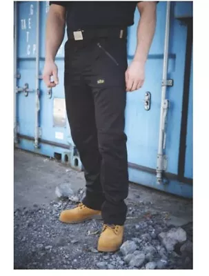 £24.95 • Buy 2 X PAIRS Mens Multi Pocket Cargo Combat Work Trousers SITE UK Size W32 L32