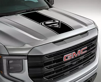 Superman Hood Stripe For GMC Sierra Hood Vinyl Decal Sticker Rally Graphics 4x4 • $47.02