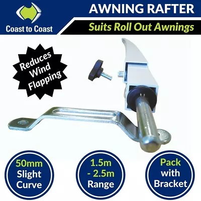 Coast Curved Caravan Awning Rafter For Carefree Dometic Roll Out Roof Tension • $59.95