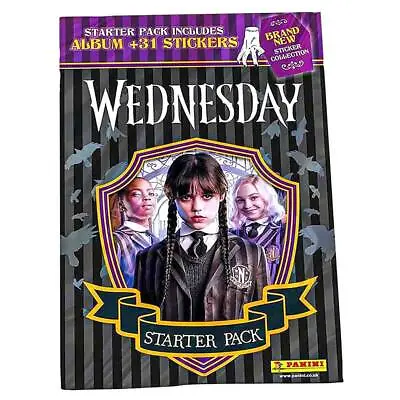 Panini Wednesday The Addams Family Stickers Starter Pack - 1 Album + 31 Stickers • £7.99