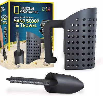 NATIONAL GEOGRAPHIC Sand Scoop And Shovel Accessories For Metal Detecting And • $24.23