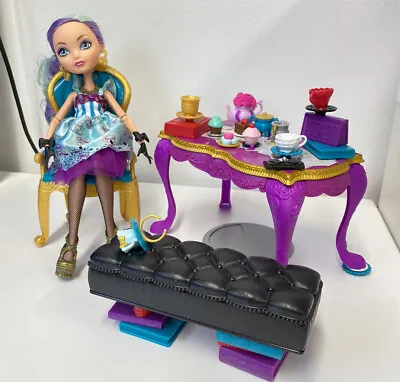 Ever After High Madeline Hatter Hat-Tastic Tea Party Doll Playset Accessories • $28.42