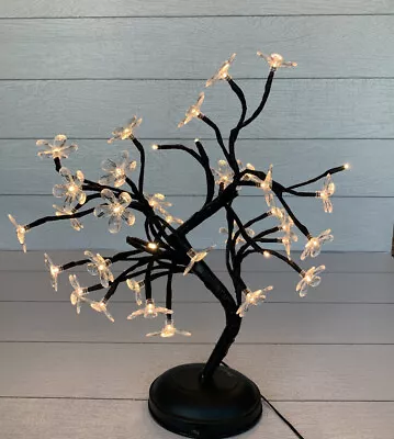 Cherry Blossom Bonsai Tree Light Led Flower Adjust Branches 20  Dim Or Bright • $18