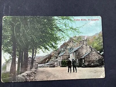 Old Staffordshire Postcard Wetley Rocks 1908 E.J.B Series Longton • £4