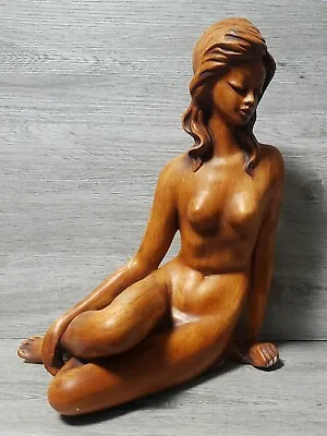 Rare Vintage RS CORTENDORF W.Germany Sitting Naked Woman Tall Ceramic Figurine • £89