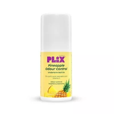 Plix Pineapple Odour Control Underarm Roll-On For Dark Underarms - 50ml • $15.19