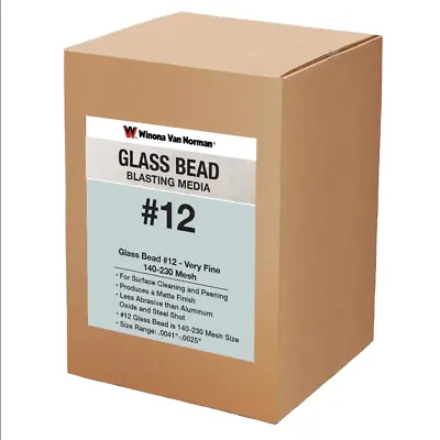 Glass Bead #12 Sand Blasting Media - Fine Size - 140-230 Mesh • $29.99