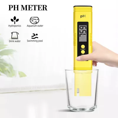 £6.16 • Buy Digital PH Meter High Precision LCD Aquarium Water Acid PH Tester Pool Analy-k-