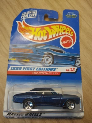 $0.99 • Buy 1999 First Editing Hot Wheels #915, 1970 Chevelle SS Dark Blue #4/26