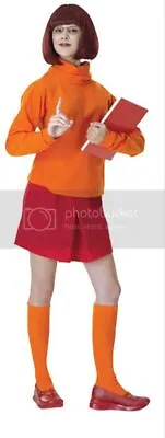 £57.49 • Buy Scooby Doo Adult Woman's VELMA Costume Standard Size 10-14