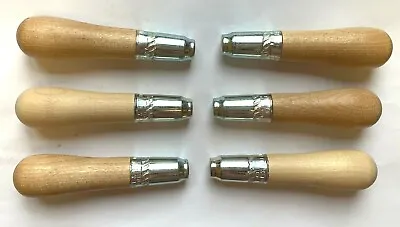 $18 • Buy 6 Pieces Lutz #1 Long Ferrule File Handle For 3-6  Files - New