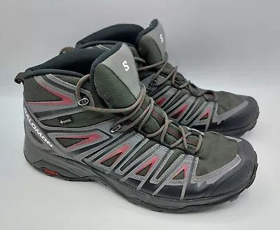 Salomon X Ultra 3 Mid Gtx 171383 Gore-tex Contagrip Hiking Boots Size Uk 10.5 • £25