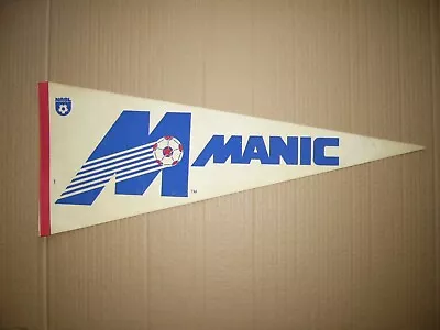 Rare 1970's 1980's Nasl Soccer Football Pennant Flag Montreal Manic Sharp+ • $74.99