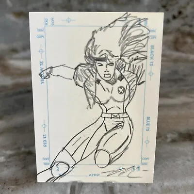 98 Skybox Marvel Creators Collection Rogue Sketchagraph Card Mariano Nicieza • $499.95