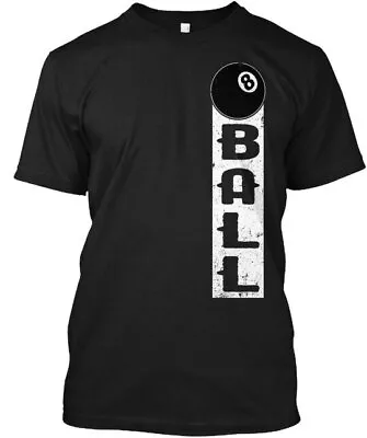 Pool Player 8 Ball Statement Tee Tee T-Shirt • $21.52