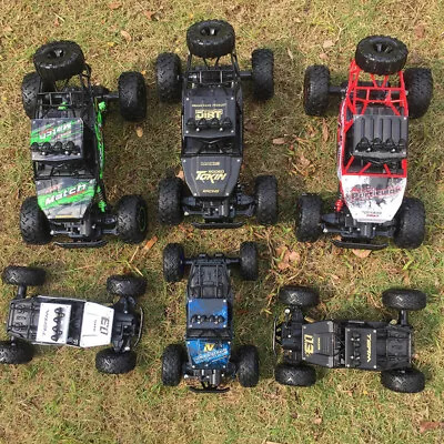 Electric 4WD RC Car 2.4G Remote Control Buggy Off Road Crawler Vehicle Kids Toys • £18.95