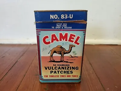 Vintage 1946 Camel Vulcanizing Patches Tire Tube Repair Kit No 83-U EMPTY • $25