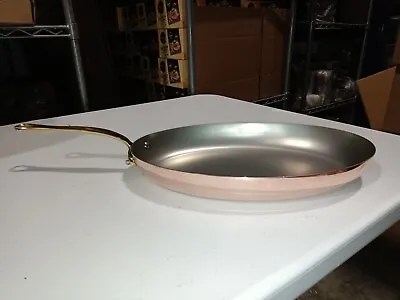 Mauviel M'150B 1.5mm Copper Oval Pan With Brass Handle 137x98-In • $211.61