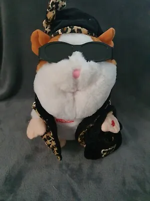 Talking Chatimals Hamster 12  With Coat & Sunglasses Repeats What You Say • £12.99