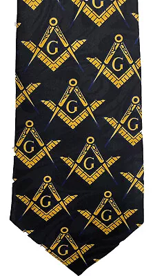 Steven Harris Men's Masonic Necktie Mason Neck Tie Stock 8 • $17.99