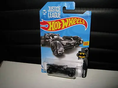 1/64 Hot Wheels Batman Batmobile Dc Justice League Batmobile Black Long Card Moc • $4.99