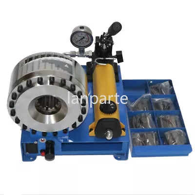 Manual Hydraulic Hose Crimper High Pressure Hose Pipe Crimping Machine+9set Dies • $999.40