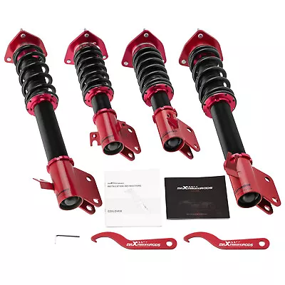 Coilovers 24 Click Damper Suspension Lowering Kit For Subaru Impreza WRX 02-07 • $305