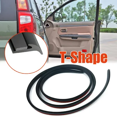 $15.75 • Buy 5 Meter T-Shape Rubber Auto Car Door Sealing Strip Hood Trunk Edge Weatherstrip 