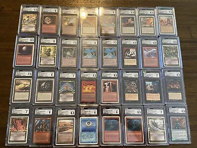 Magic The Gathering Lot 32 Graded  100s Ungraded Ice Age More • $1500