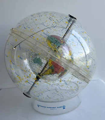 $699.99 • Buy Early Robert Farquhar Transparent Celestial Globe & Stand Pat. Pending (No Date)