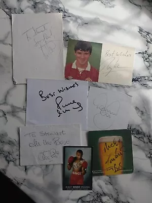 Manchester United KeaneScoles May & Other Autograph Bundle • £20