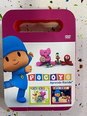 Pocoyo Learn Laughing DVD 7 + DVD 8 (Spanish E English + Pictures To Colour) • £23.71