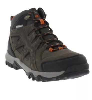 Eddie Bauer Men's  Size 10 Waterproof Harrison Leather Cushioned Hiking Boot • $24.74