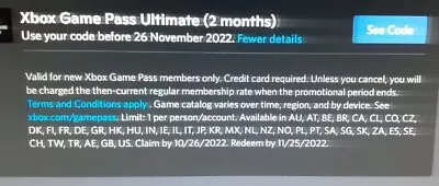 Xbox Game Pass Ultimate 2 Months.CODE DELIVERY THROUGH EMAIL. PAY THOUGH PAYPAL  • £20