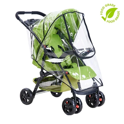 $30.39 • Buy Food Grade Material EVA Plastic Zipper Travel Umbrella Stroller Wind Dust Shield